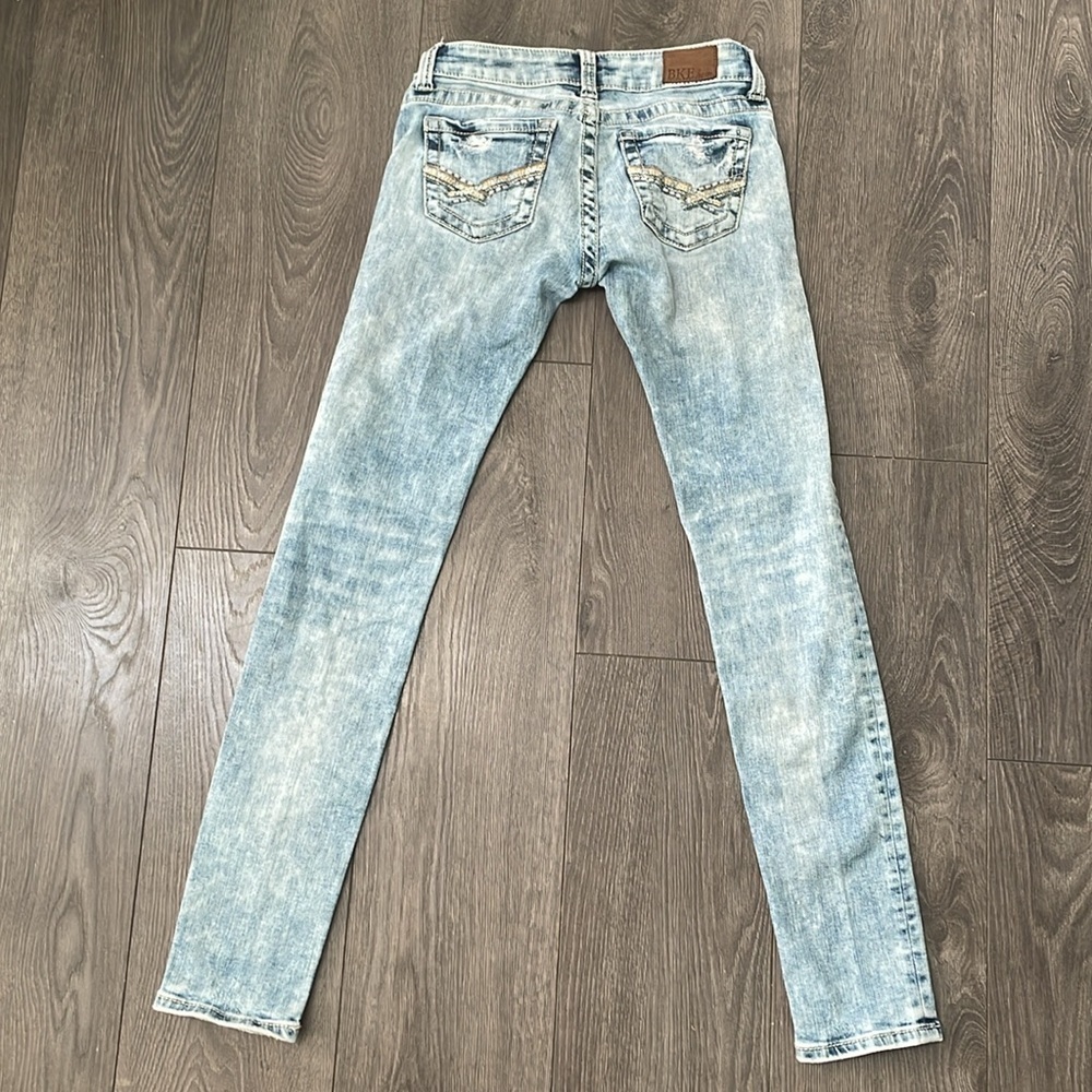 Starlite BKE jeans acid washed straight leg size 24 - Picture 3 of 14